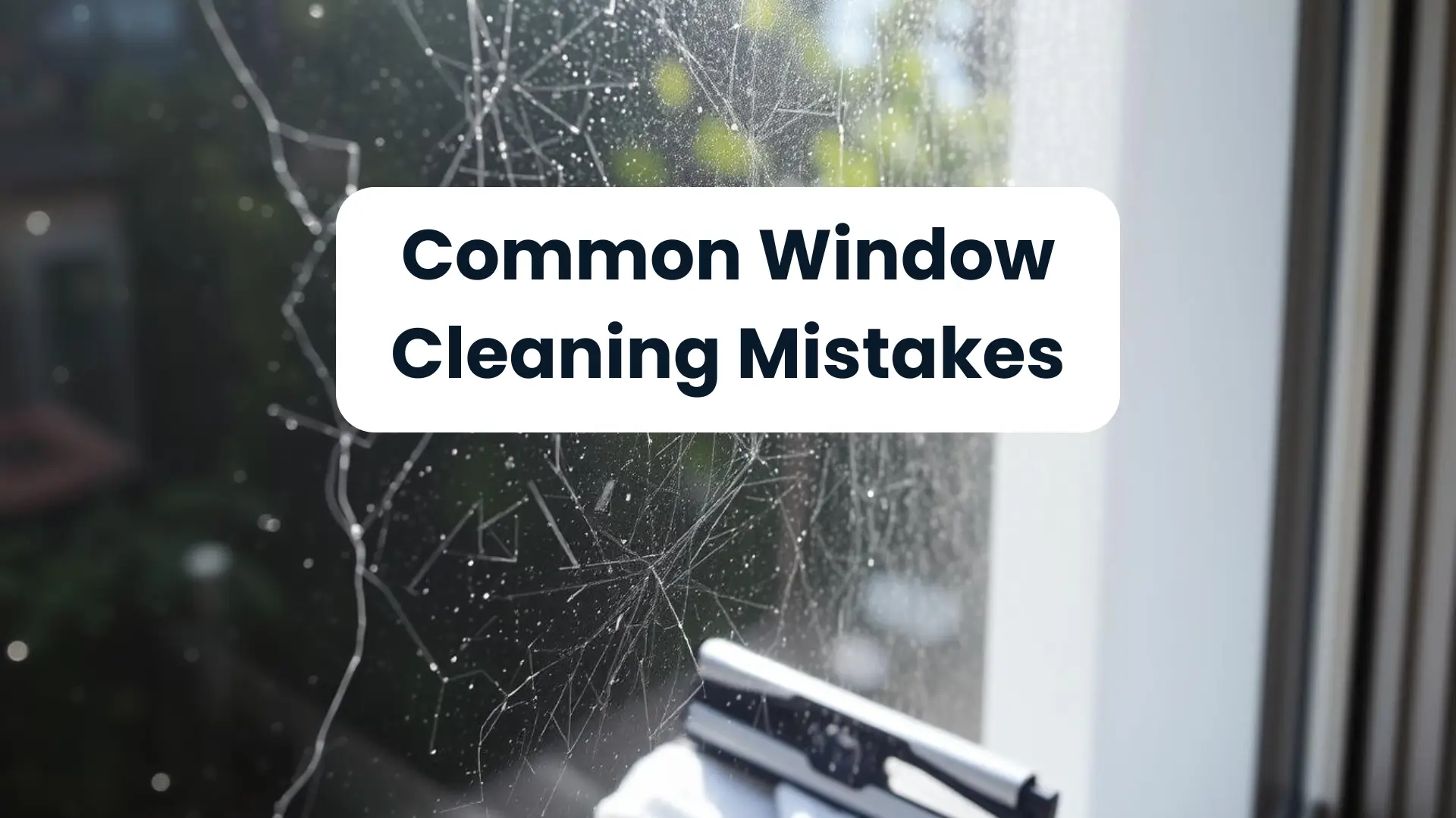 common window cleaning mistakes